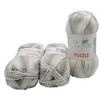 3 x 200 g Rozetti Puzzle Knitting Yarn, Wool Multicoloured,