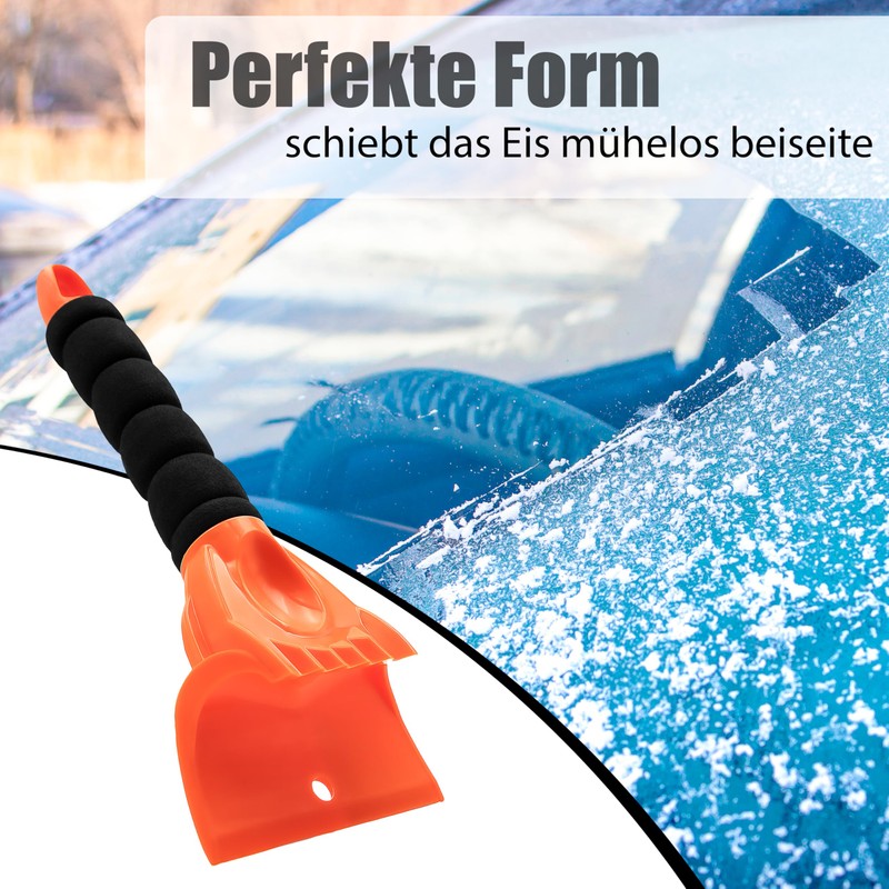 BigDean Pack of 2 Car Ice Scrapers - Maximum Scratch
