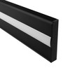 C02 LED Aluminium Skirting Board + Cover for LED Strip
