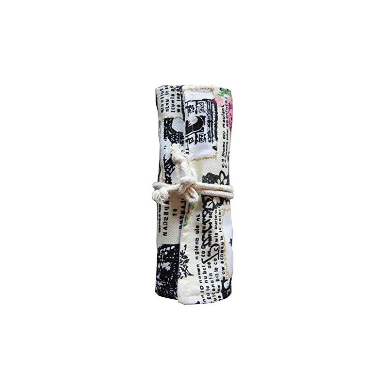 Rolling Pencil Case for Colouring Pencils - Paris 48 Pencil