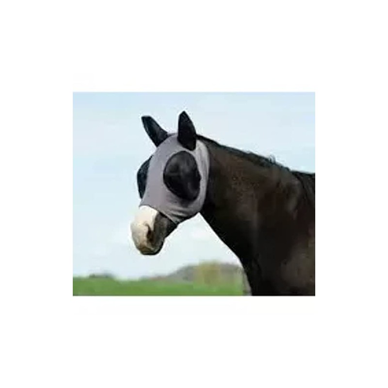 Weaver CoolAid Equine Lycra Fly Mask S Graphite