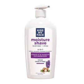 Kiss My Face Moisture Shave Lavender & Shea 325.3 ml (11 oz) / Kiss My Face 모이스처 쉐이브 라벤더 & 시어 325.3 ml (11 온스)