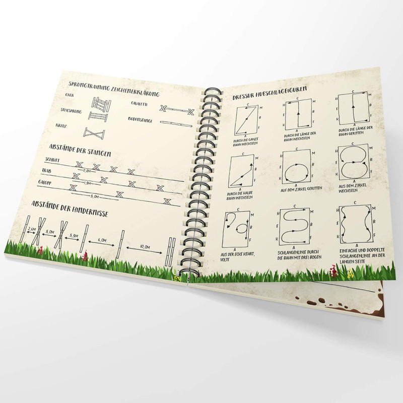 trendaffe My Horse Diary Notebook with 116 Pages for Riders