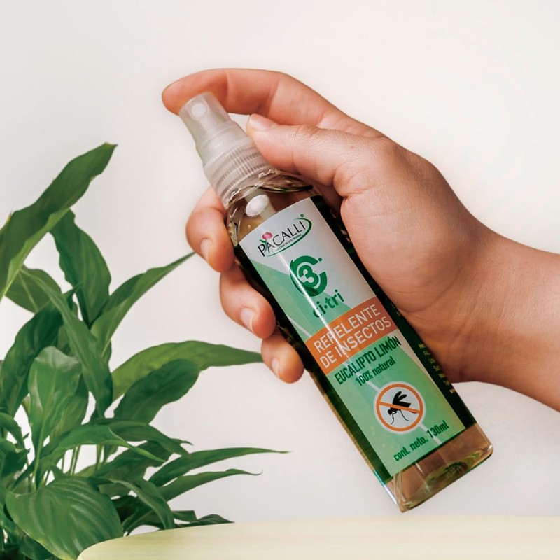 Repelente Natural Pacalli Citri de 130ml - Protección Efectiva Contra