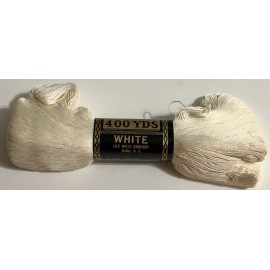Lily 1 Skein Vintage Lily Daisy Mercerized Crochet Cotton 400 Yards White Size 10 NOS