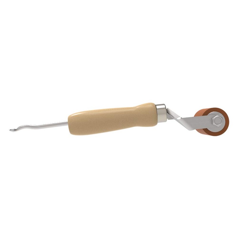 Everhard Roll-N-Chek® Seam Roller with Probe Wood Handle MR05018