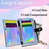 AdiStylinno Womens Card Holder, Waterproof PU Leather Credit Card Holder