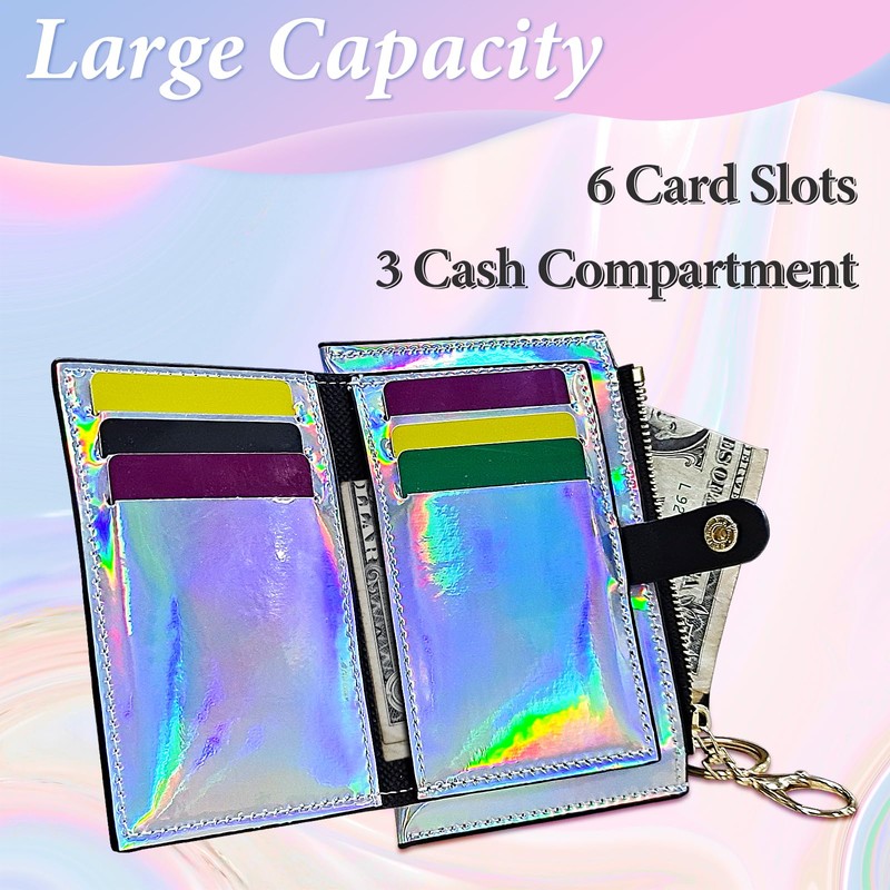 AdiStylinno Womens Card Holder, Waterproof PU Leather Credit Card Holder