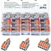 GKEEMARS 26Pcs Compact Splicing Connectors Wire Connectors Kit 2, 3