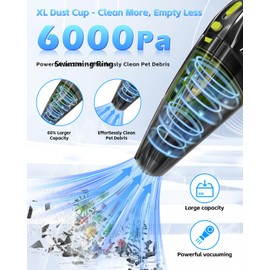 Lyrzzey Guinea Pig & Rabbit Poop Vacuum: Extended Capacity Cordless Cleaner for Pet Cages – Tackle Daily Messes of Guinea Pig, Bunny, Bird, Reptile & Other Small Animals - Black