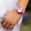 Tikkers Kids Pink Heart Strap Time Teacher Analogue Watch