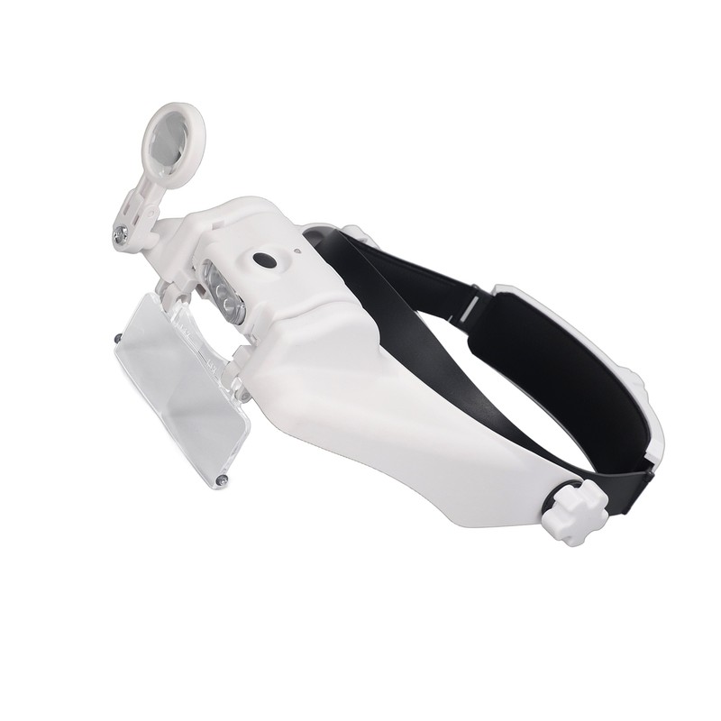 Head Magnifier Rechargeable Magnifying Glasses LED with 4pcs Eyeglass for
