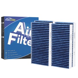 Forccord Paquete de 4 filtros de aire de cabina HEPA para Civic (01-05) CR-V (02-06) Element (03-11) RSX (02-06) Filtro de cabina de carbón activado CF10135 CP135 Accesorios de coche