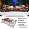 Raccoon Animal Driving 1 Windshield Sun Shade, Front Window Sunshade