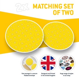 Vinyl Stickers (Set of 2) 15cm - Cute Yellow Buttercup Flower Laptop Tablet Luggage Scrapbook #3153