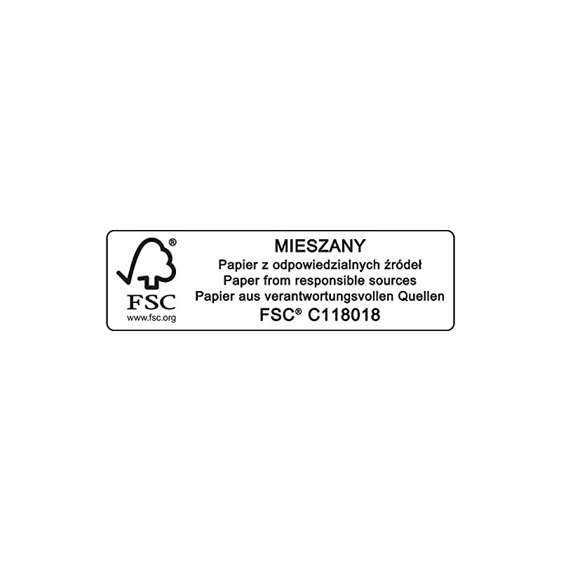 DONAU LIFE 2060001FSC-06 Folder with Elastic Band, Cardboard, Grammage 500