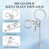 Unbranded Beadable Keyring Bar