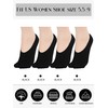Bencailor 4 Pairs Women No-show Socks Low Cut Japanese Style