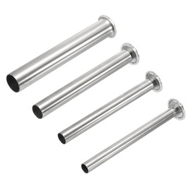 MECCANIXITY Meat Grinder Stainless Steel Stuffing Tube 15mm 19mm 22mm 28mm for Meat Grinder, Stand Mixer, 1 Set