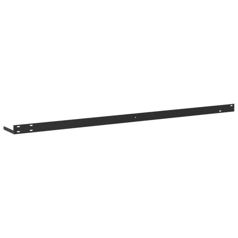 Oak and White Floating Wall Shelf 47.2"x9.3"x1.5" MDF Display Standcolor: