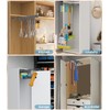 Pull Out Broom Holder, Multifunctional Slide Broom And Mop Storage/Organizer