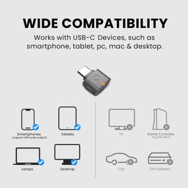 Avantree C82 Aura – Auracast Transmitter with Private & Public Modes for Auracast Hearing Aids, Qualcomm Bluetooth 5.4, Firmware Upgradeable, USB-C Audio Adapter for PC, Mac, Tablets, Phones