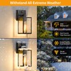 2 Pack Motion Sensor Outdoor Light Fixtures Wall Mount, H