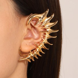 Punk Devil Claw Ear Cuff Earring Vintage Devil Dragon Claw Cuff Earring Gothic Cartilage Ear Wrap Earrings Jewelry for Women