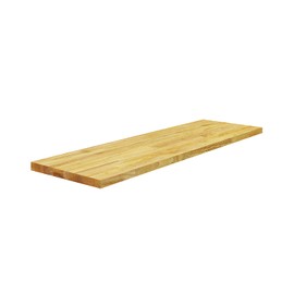 BenchPro Floating Shelf Wall Mounted Solid Butcherblock Shelf 12" Depth x 48" Length x 1" Thick Highest Grade Lumber - No Knots or Back Areas