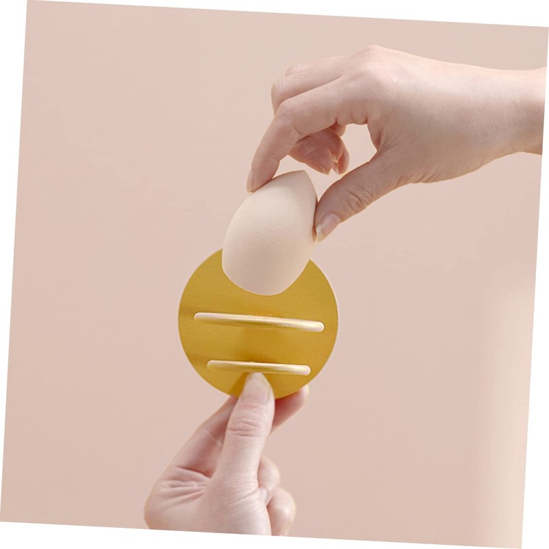 Ipetboom Makeup Sponge Holder Case 4pcs Wall Mount Rack Makeup