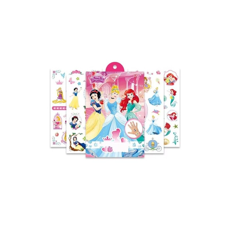 80 Princess Temporary Tattoos Princess Temporary Tattoo Stickers Set Party