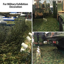 luckystoreme Woodland Camouflage netting 3x5m Desert Camo Net Garden Sunshade for Camping Military Hunting Shooting Hide Decorations