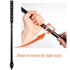 Bstersign 2Pack Heavy Duty Yard Sign Stakes, 52-Inch Long and