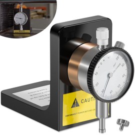 W1218A Dial Indicator Rotates 360 Degree Durable Powerful Magnetic Base for Planers Woodworking Machinery Within ±.001-Inch