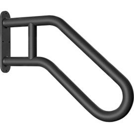 ZOOKASEA Hand Rails for Outdoor Steps, Handrails for Exterior Steps, Heavy-Duty Non-Slip Stair Railing, U-Shaped Rail for Garage, Porch, Deck, and Garden