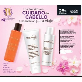 Set Viaje Terramar Shampoo+mascarilla+aceiteproteccioncolor