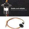 Electrical Slip Ring, 250RPM 15A Mini Slip Ring 3 Wires