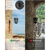 Solar Lanterns Outdoor Waterproof, Hanging Solar Lights with Glass Shade