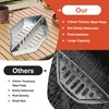 Pack of 2 Charcoal Baskets, High Temperature, Corrosion Resistance, Direct