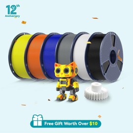 [BACK TO SCHOOL DEAL] SUNLU PETG Durable & Accurate Filament 1.75mm 1KG | No-Clog for Robust 3D Prints:_PETG Orange