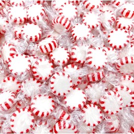 Sugar Free Starlight Peppermint Hard Candy – 2 Pounds Individually Wrapped, – Low-Calorie, & Kosher – Great for Parties and Sharing – Ideal for Gift