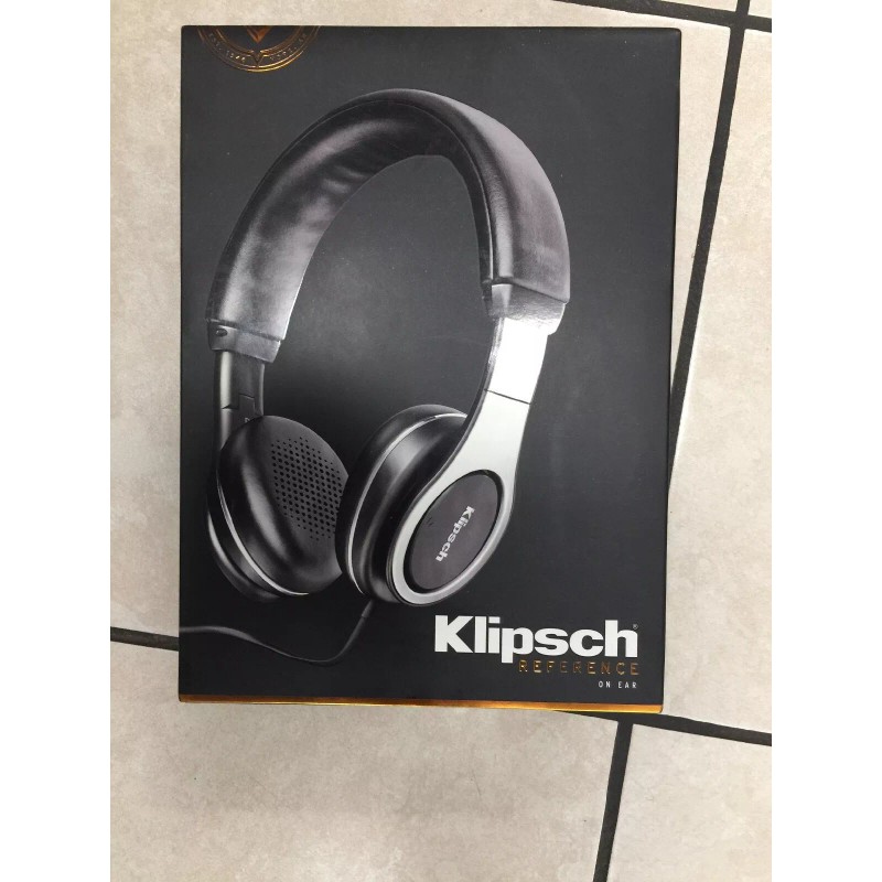 Klipsch Reference On-Ear Premium Headphone, Black- Black (1060417)