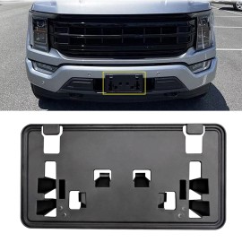Unbranded Fits Ford F-150 2.7L 3.0L 3.5L V6 2021-23 22 Front License Plate Bracket Panel