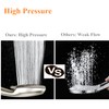 High Pressure Shower Head with Handheld - 5 Spray Settings
