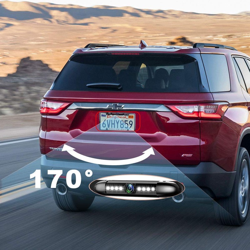 License Plate Backup Camera HD Night Vision Rear View Camera