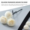 5pcs Rattan Dried Flowers Essential Oil Reed Diffuser Rose Flower