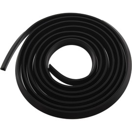 Multi-Size U Shaped Edge Trim, U Channel Edge Protector, Rubber Guard Seal Strip Edge Protector, Round Type and Flat Type, Black, 18mm(Height)*8mm(Width)*3mm(Groove) U Bottom