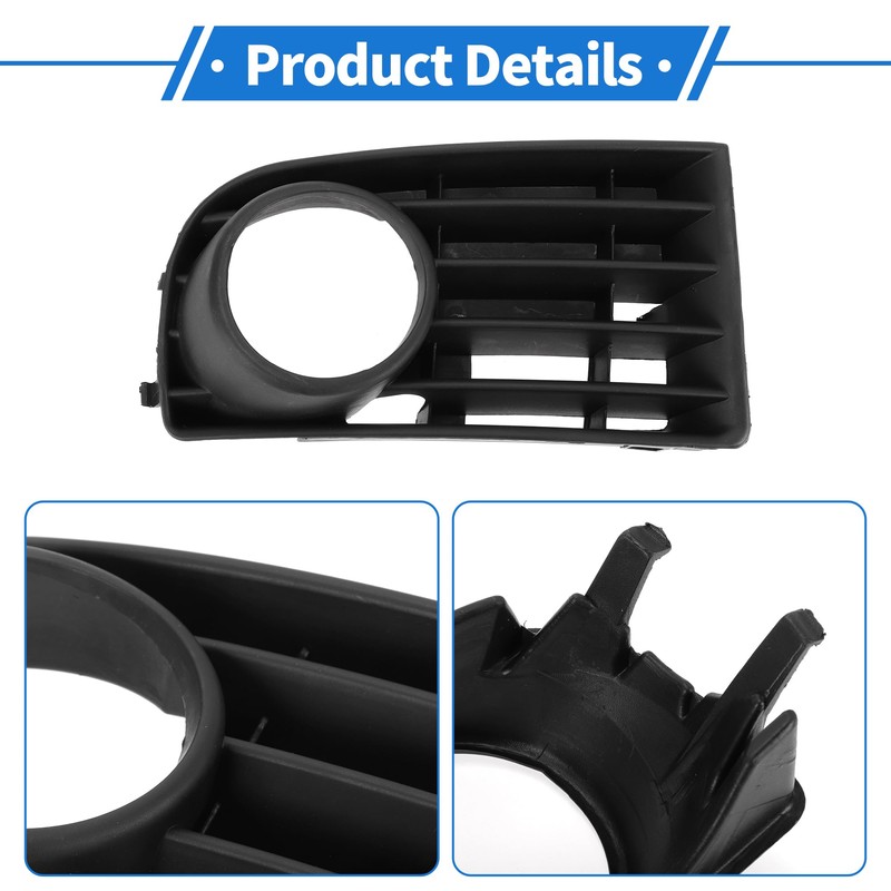 REPAIROCK 1 Pc Fog Light Grill for Volkswagen Golf 5