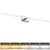 ZUZITO Modern Bathroom Vanity Light 48 inch, 32W Dimmable 5CCT