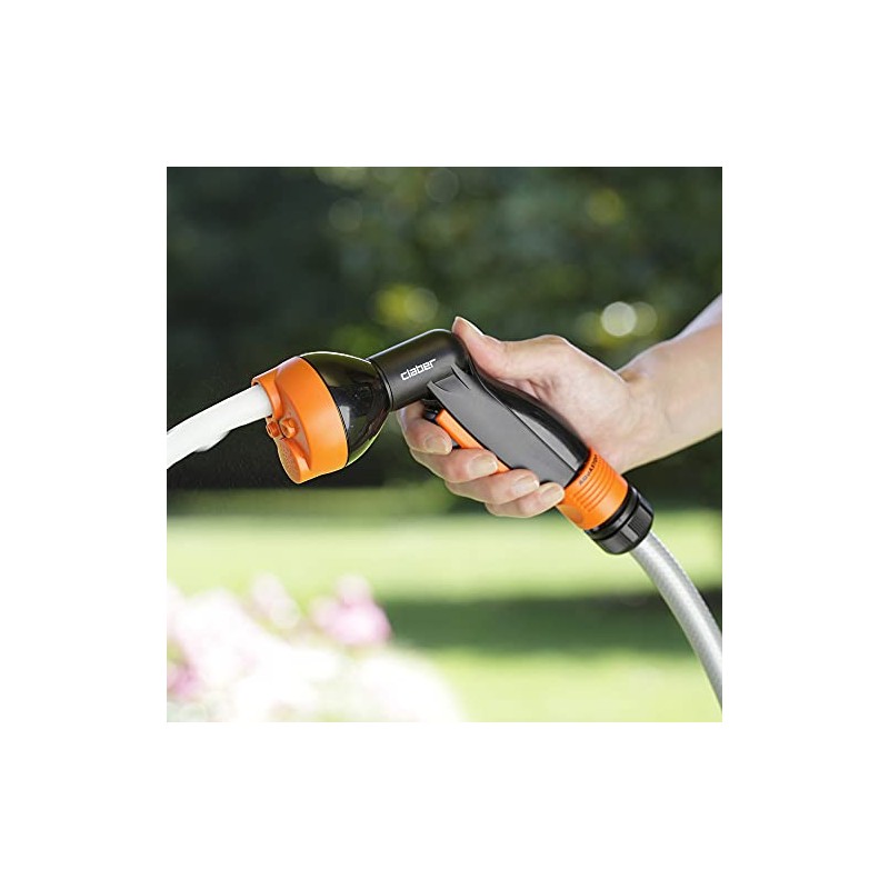 Claber 9083 Gun Multifunktional Elegant, schwarz/orange/grau